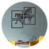 تابلو طرح اسب چهار تیکه